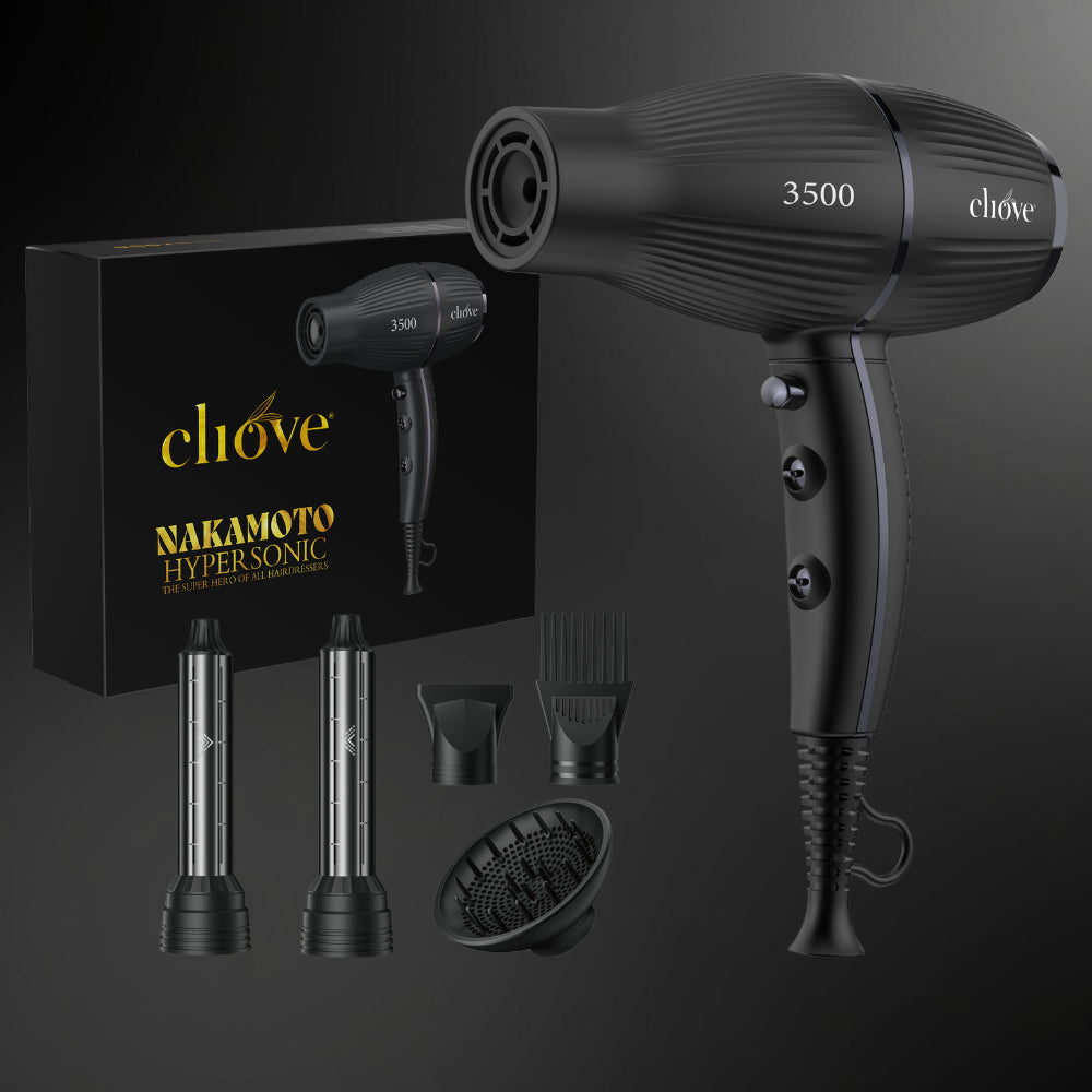 LOUVREDO CURL DRYER 本体 Cliove Nakamoto Hypersonic Hair Dryer – Cliove Organics